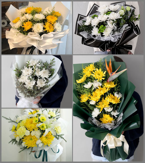 河北承德双滦区滦河镇酒店村白事花束代送